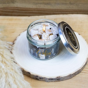 Scented candle &quot;Dolce Vita&quot; with pine scent and saying | Handmade | Personalized | in a glass | Gift idea | Candle | Gift for girlfriend