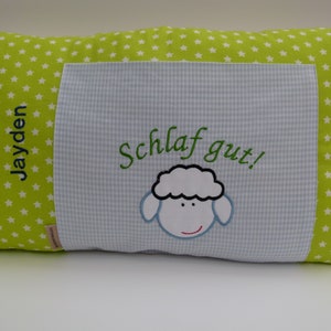 Kuschelkissen Geburt Taufe mit Namen Bild 1