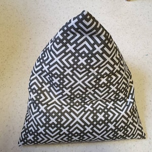 Pyramid cushion tablet cushion book cushion reading cushion Musti with name for tablet / book