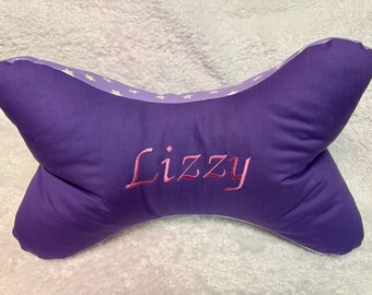 Personalized reading pillow, book pillow, neck pillow, tray pillow