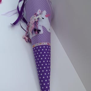 Unicorn school cone sugar cone school enrollment unicorn with name
