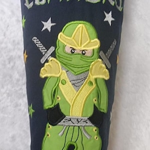 Cône de sucre école ninja avec écriture spéciale