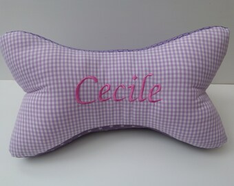 Personalized reading pillow, book pillow, neck pillow, tray pillow