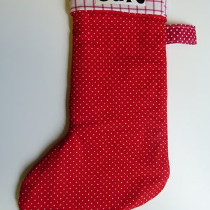 Nikolausstiefel XL Karos und Punkte Weihnachten Stiefel