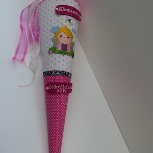 School cone sugar cone school enrollment girl with name
