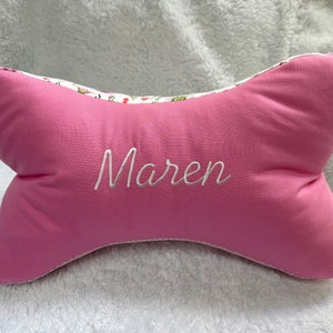 Reading bone with name Reading pillow Book pillow Neck pillow Tablet pillow