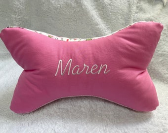 Reading bone with name Reading pillow Book pillow Neck pillow Tablet pillow
