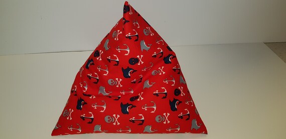 Pyramid Pillow Tabletkissen Book Pillows Maritime For Tablet Etsy