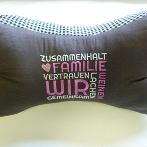 Reading Bone Reading Pillow Book Pillow Neck Pillow Tray Pillow Family Saying by Name