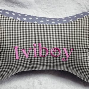 Reading bones reading pillow book pillow neck pillow tray pillow with name