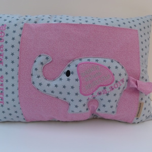 Cuddly Pillow Elefante Nacimiento Nombres de bautismo