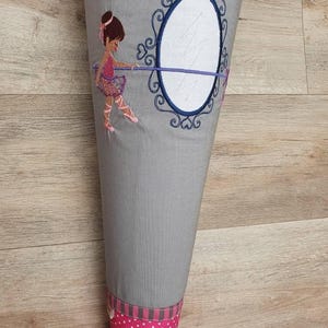 School cone sugar cone school enrollment ballerina
