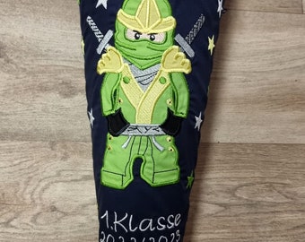 Ninjago Schultüte Zuckertüte Ninjago Motiv und Wimpelkette