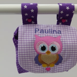 Handlebar Bag Owl with Name