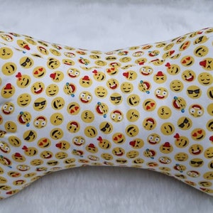 Reading bone smileys Reading pillow Book pillow Neck pillow Tray pillow