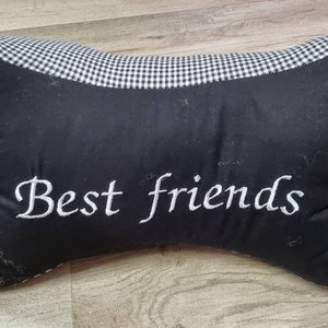 Reading bones reading pillow book pillow neck pillow tray pillow with name image 5