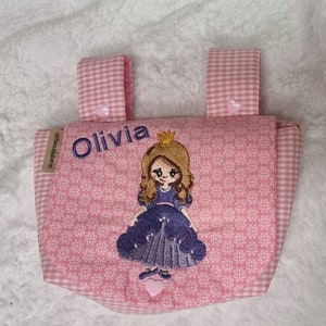 Handlebar bag Princess with name