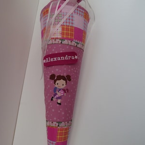 School cone sugar cone school enrollment schoolchild girl with name