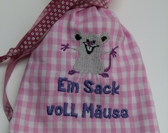 Sac sac cadeau « Un sac plein de souris »