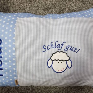 Kuschelkissen Geburt Taufe mit Namen Bild 5