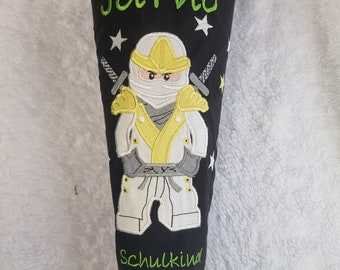 Ninjago Schultüte Zuckertüte Ninjago und Wimpelkette 85 cm