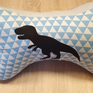 Reading bone TRex with name reading pillow book pillow neck pillow tablet pillow