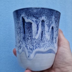 400 ml mug with a beautiful glaze gradient without handle