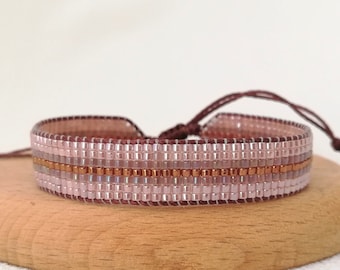 Handgefertigtes Boho-Armband – Verstellbarer Schmuck aus Miyuki-Perlen, perfektes Geschenk für Sie | Element Kollektion