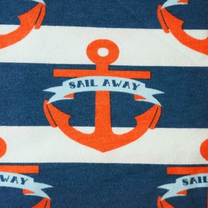 Sail away rot Bio Jersey Staghorn Bild 3