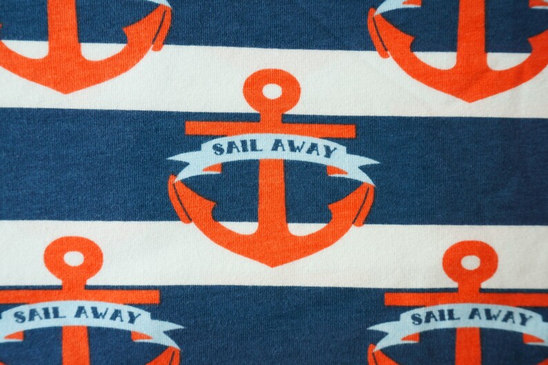 Sail away rot Bio Jersey Staghorn Bild 3