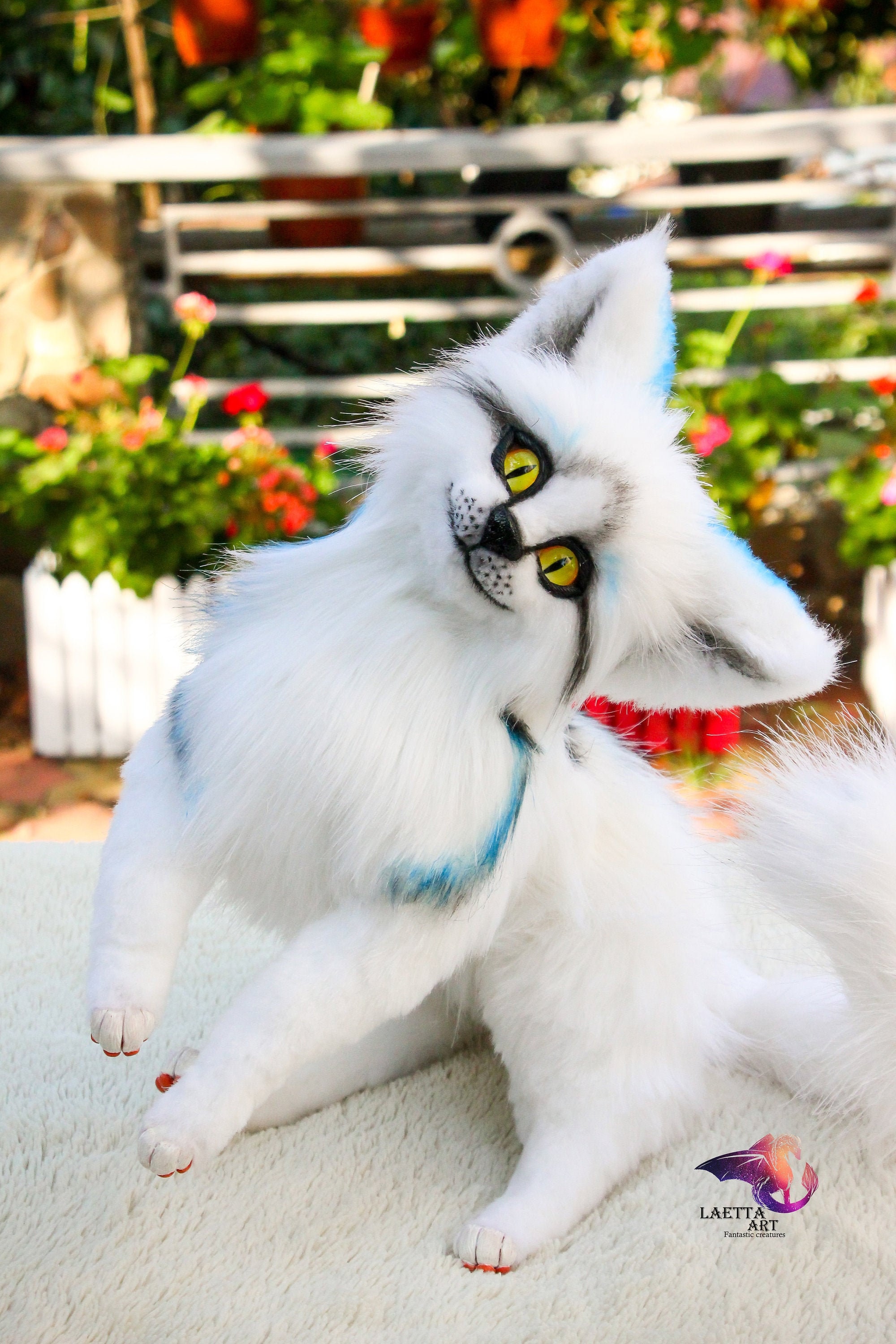 cat art doll
