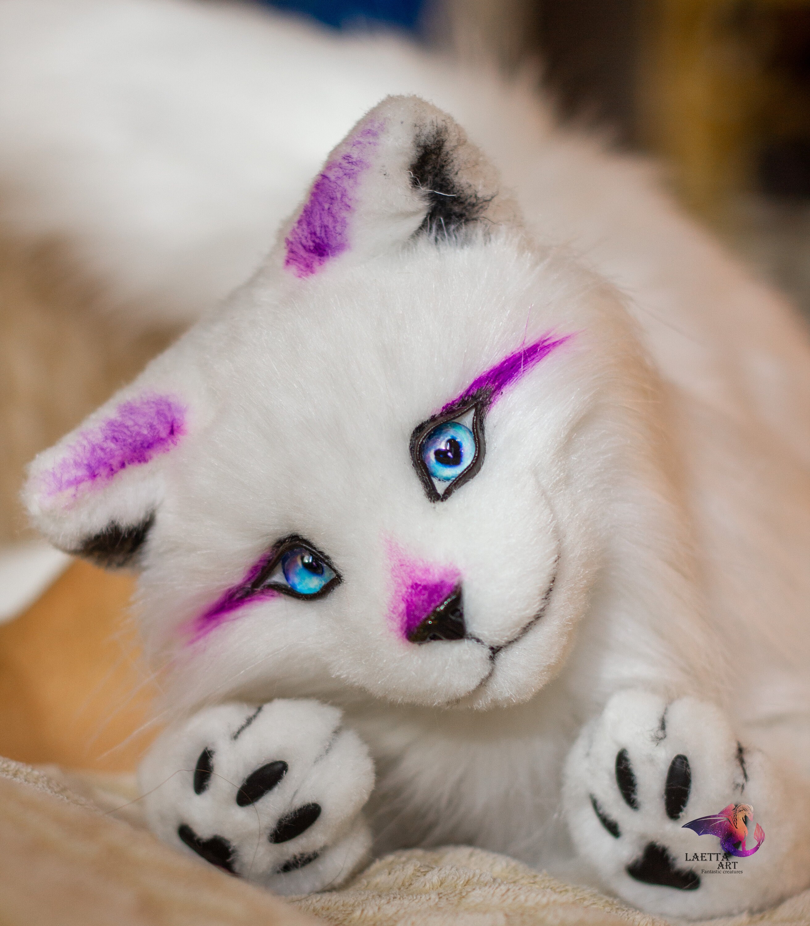 Wolf animal Art doll Wolf collectibles Poseable art doll Wolf Etsy