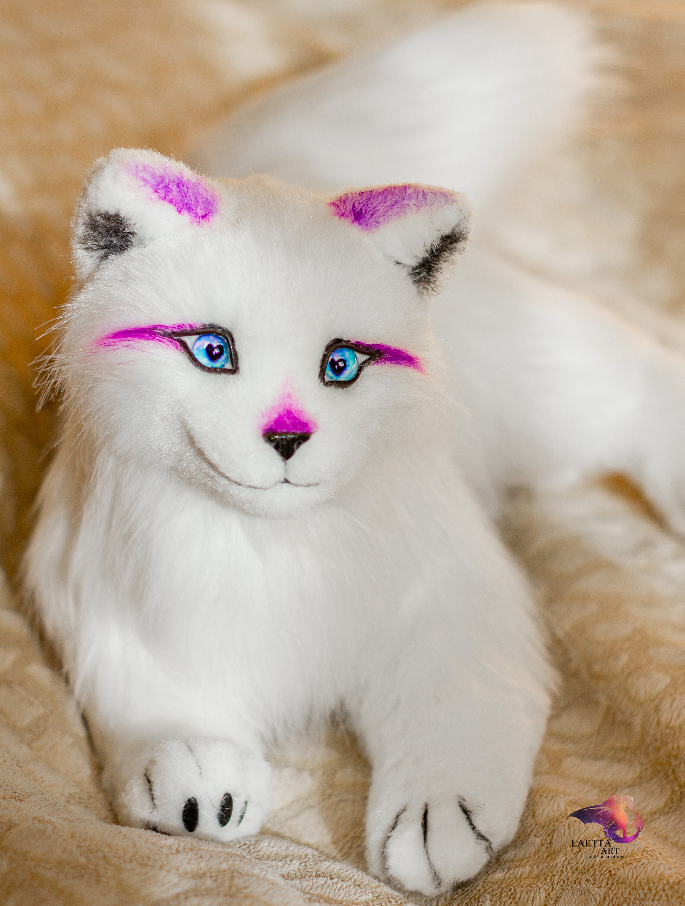 Wolf animal Art doll Wolf collectibles Poseable art doll Wolf Etsy