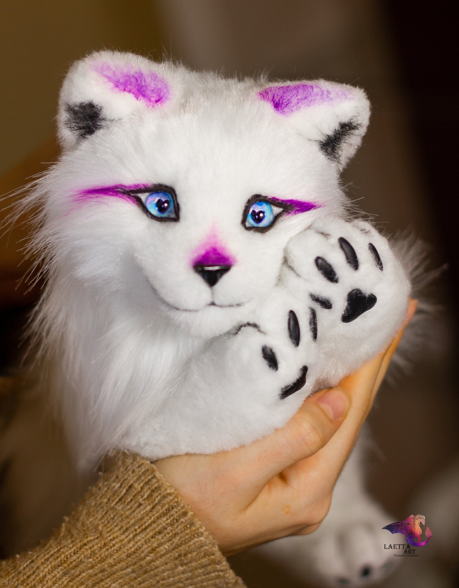 Wolf animal Art doll Wolf collectibles Poseable art doll Wolf Etsy