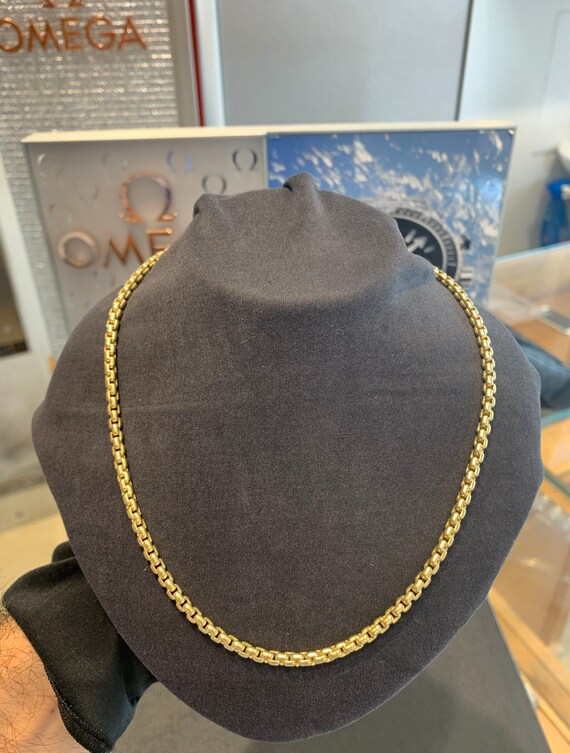 David Yurman 18k Gold Box Chain - Etsy