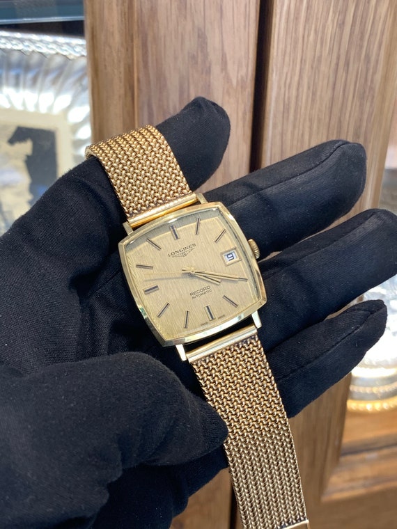 Longines Record Vintage 18k Gold Watch - Gem