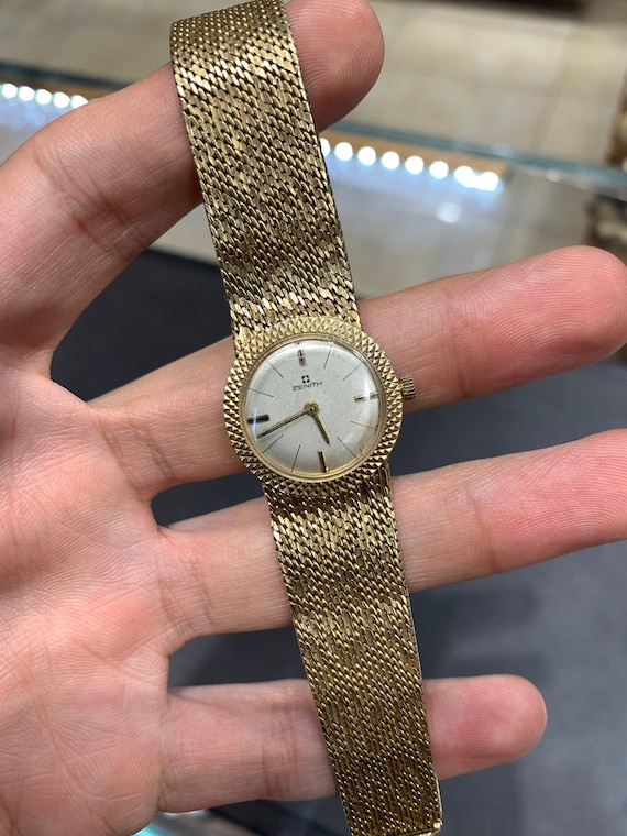 Zenith 14k Gold Vintage Ladies Watch -  Denmark