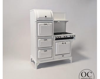 1930s Magic Chef 1000 Antique Stove - 1:12 Scale Dollhouse Model- Dolls House