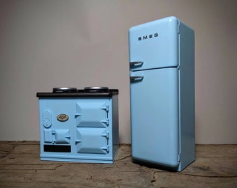 スメッグ　ミニチュア　赤　SMEG  3点セット　レトロポップ　ドールハウス スメッグミニチュア赤SMEG 3点セットレトロポップドールハウス