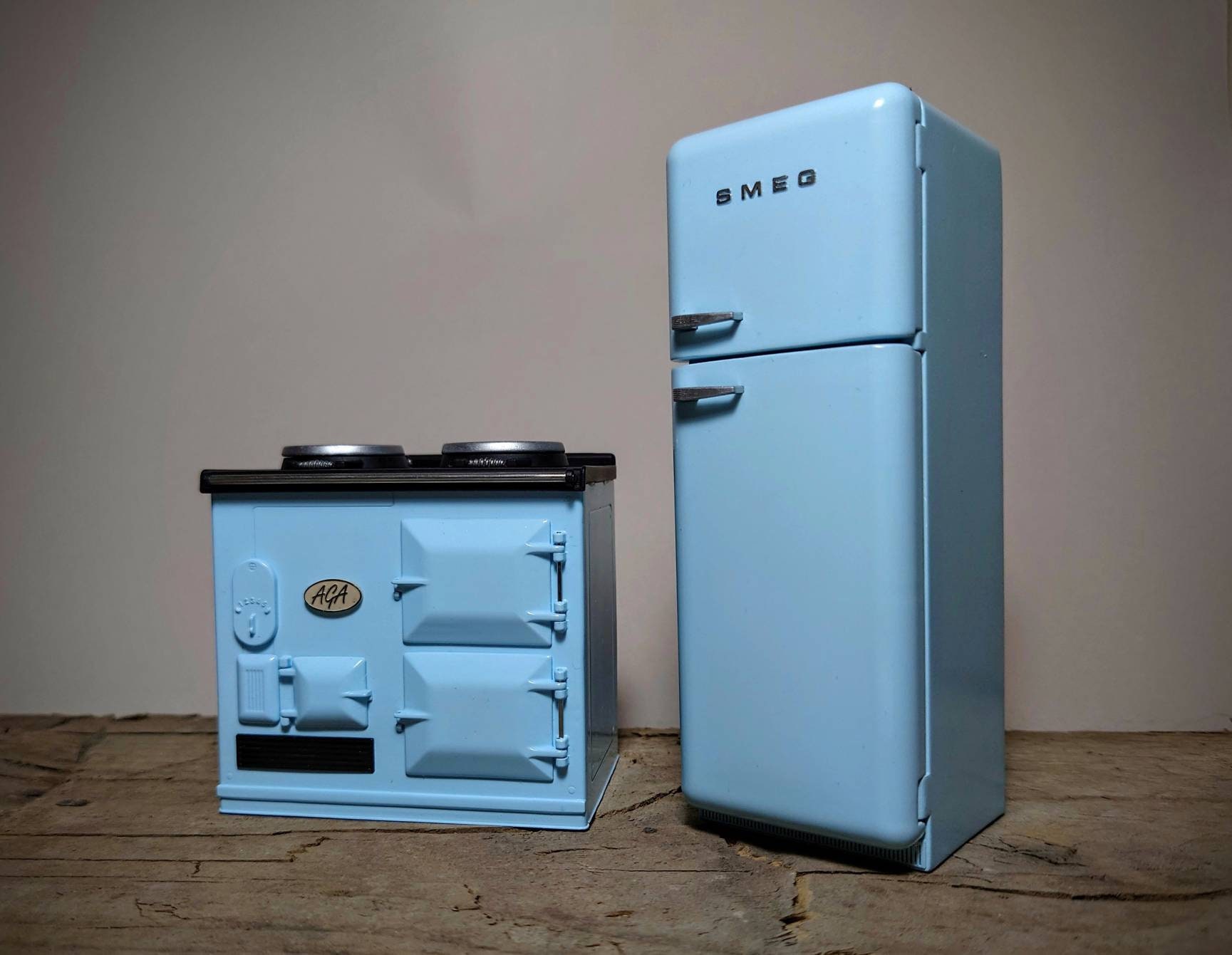 スメッグ ミニチュア 赤 SMEG 3点セット レトロポップ ドールハウス