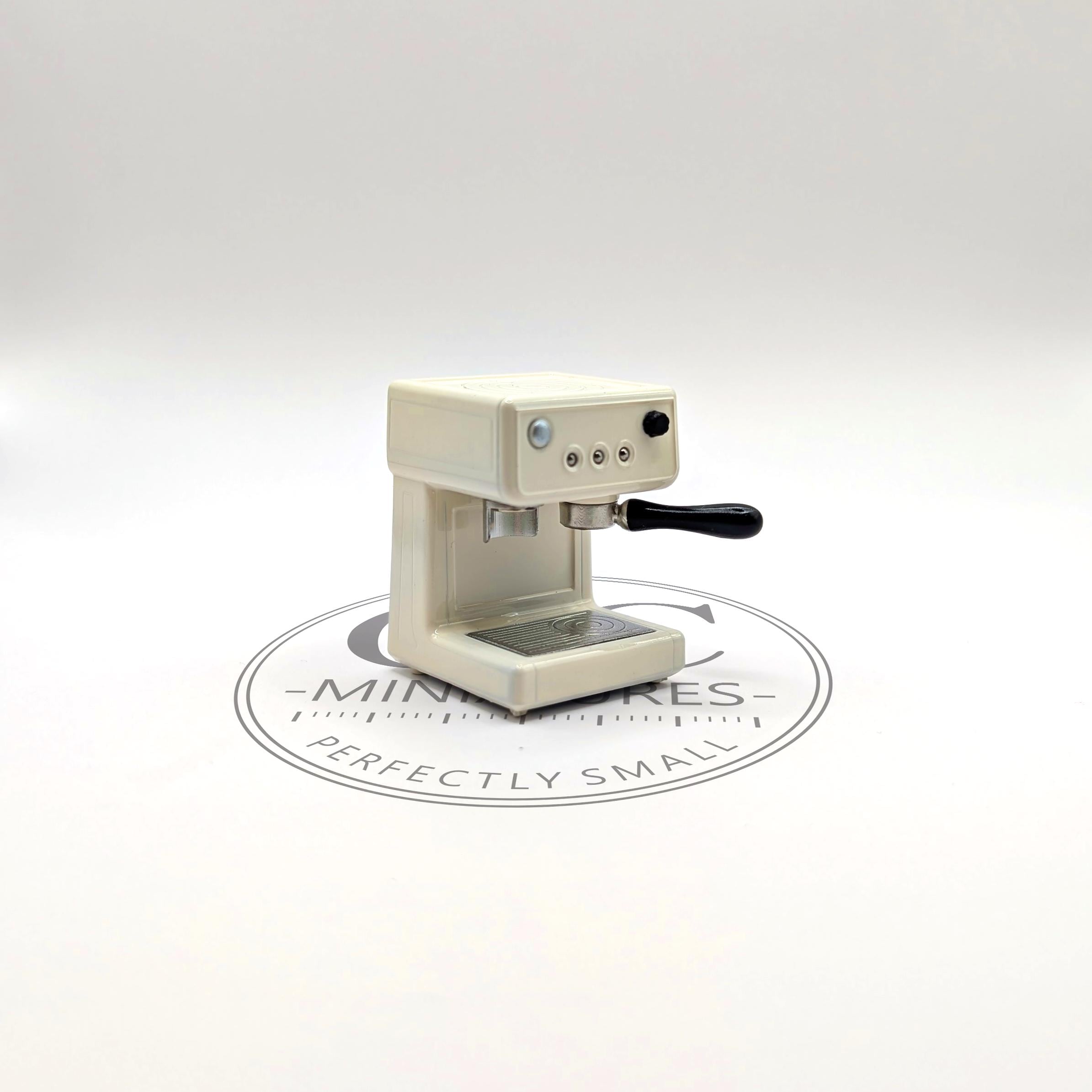 Macchina per il caffè in Miniatura Giocattolo Emulazione Decorazione per Casa delle Bambole Cucina Caffettiera Giocattolo per Macchina 1:12 Decorazione per Casa delle Bambole in