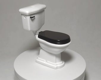 1:12 Dollhouse - Victorian Model Toilet - Dollhouse Bathroom  Miniature