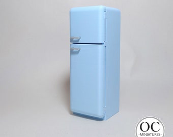Classic Smeg Fridge Dollhouse Model – 1:12 Scale STL File (Digital Download)