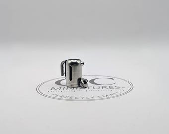 Dualit Kettle - Chrome - 1:12 Classic Design - Dollhouse Miniature Kitchen - Dolls House