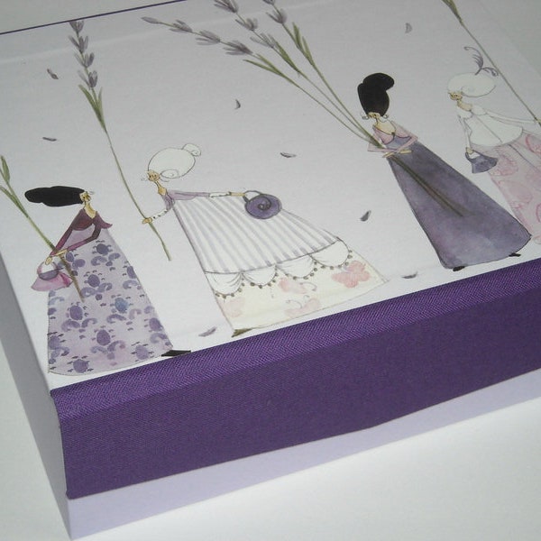 Schachtel mit Lavendelfrauen von Silke Leffler