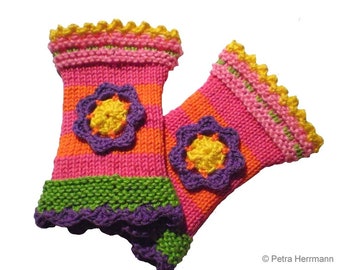 cuffs - pulse warmers for little girls, arm warmers for children,