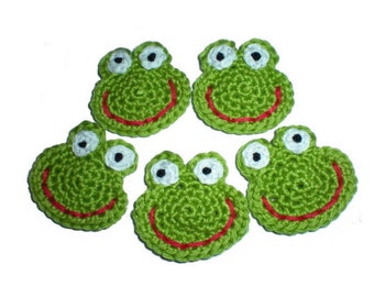 Frog - Mini - Crochet Application - Patch