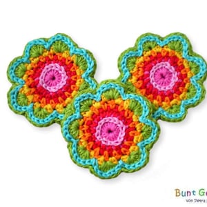 crochet flowers flower crochet applique patch crochet flowers crocheted flowers