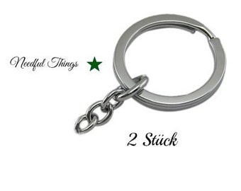 2 key rings with chain