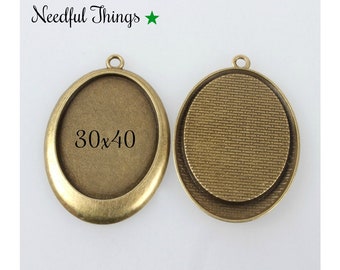 5 pendant version bronze oval 30 x 40 mm